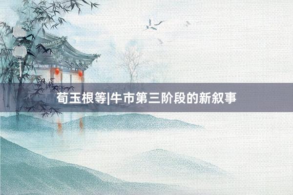荀玉根等|牛市第三阶段的新叙事