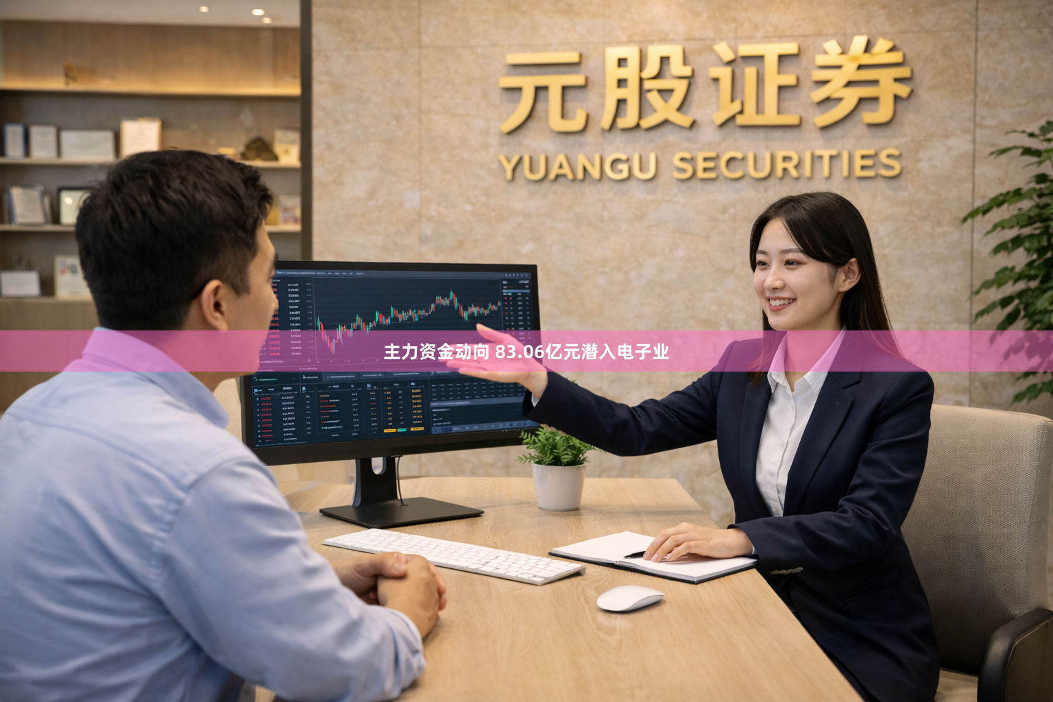 主力资金动向 83.06亿元潜入电子业