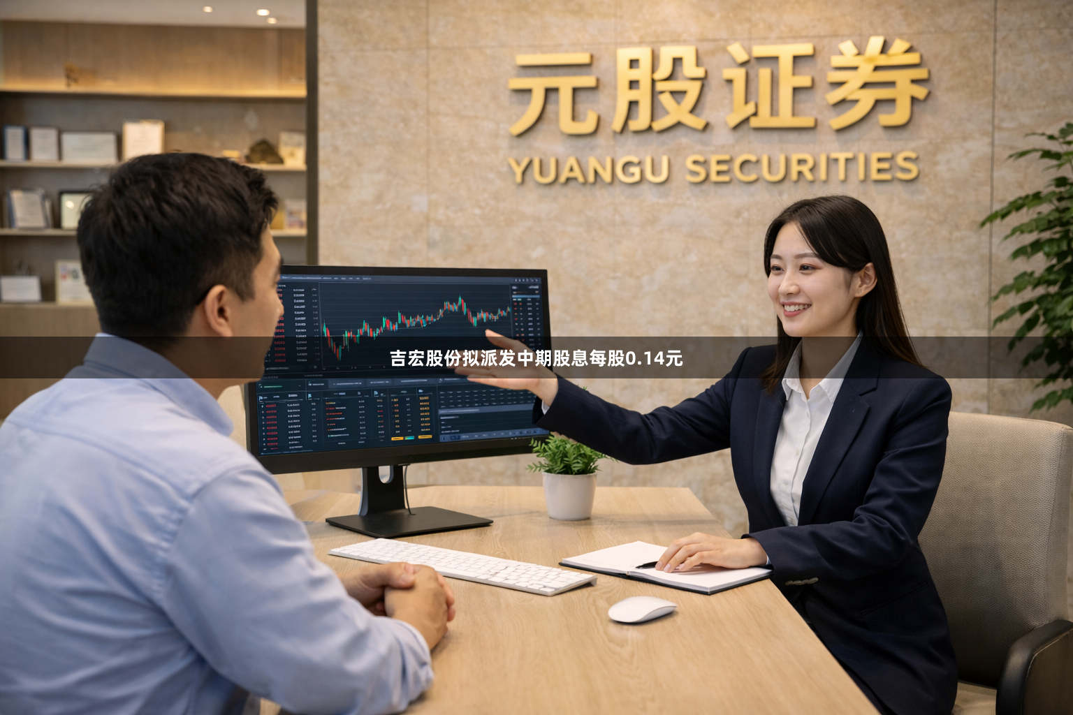 吉宏股份拟派发中期股息每股0.14元