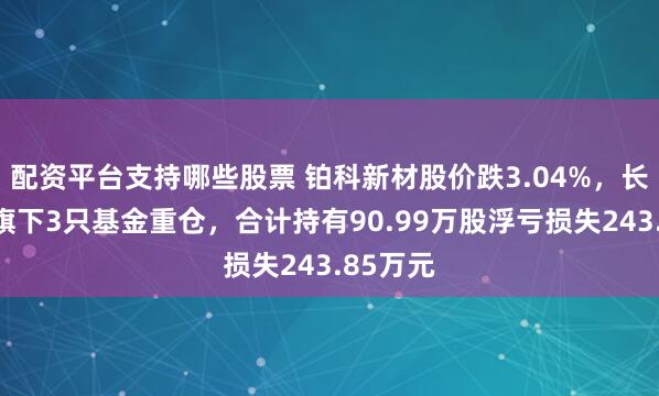 配资平台支持哪些股票 铂科新材股价跌3.04%，长城基金旗下3只基金重仓，合计持有90.99万股浮亏损失243.85万元